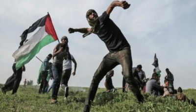 اصابة 15 فلسطينيا برصاص الاحتلال الاسرائيلي في مواجهات قرب حدود غزة