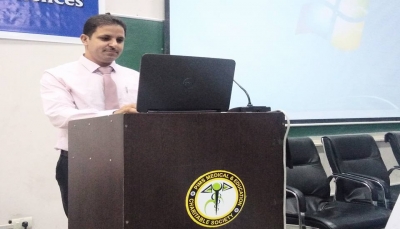 الدكتوراه بامتياز للباحث اليمني زياد عمران في علم الأمراض من جامعة NIMS الهندية 