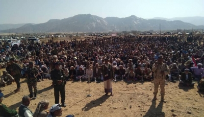 بحضور رسمي وشعبي.. شبوة: الالاف يحيون الذكرى الاولى لتحرير بيحان من الحوثيين