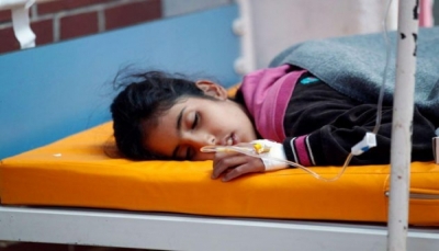 اليونيسف: 110 آلاف اشتباه بالكوليرا في اليمن خلال 16 شهر