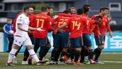 إسبانيا تحقق الانتصار الثالث على التوالي في تصفيات يورو 2020