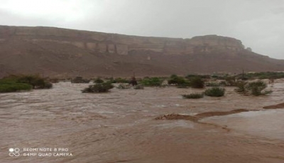 الدفاع المدني بوادي حضرموت يحذر المواطنين من الاقتراب من مجاري السيول