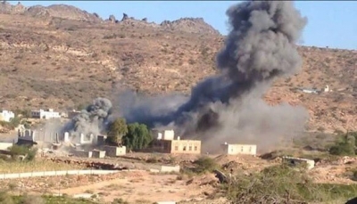 البيضاء: ميليشيا الحوثي تفجر ثلاثة منازل في مديرية ذي ناعم