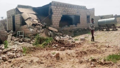 الحوثيون يهاجمون بالأسلحة الثقيلة قرية "المساوعة" في البيضاء (صور)