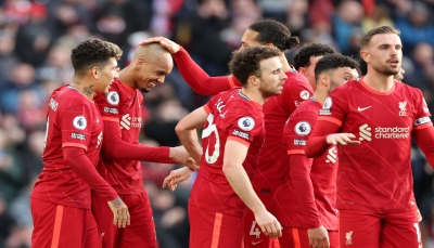 ليفربول يرتقي للوصافة بفوزه الصريح على برنتفورد