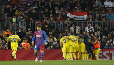 قاديش متذيل ترتيب الدوري يصدم برشلونة  بهزيمة في معقلة