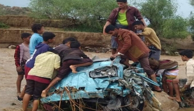 العثور على جثة مواطن جرفته السيول في وادي "معبق" شمالي لحج