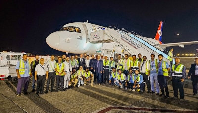 أطلقت عليها "مملكة سبأ".. الخطوط اليمنية تعزز اسطولها بشراء طائرة جديدة 