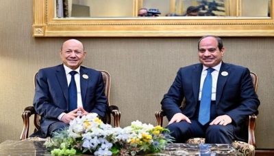 رئيسا اليمن ومصر يشددان على أهمية تعزيز التعاون بين الدول المشاطئة للبحر الأحمر